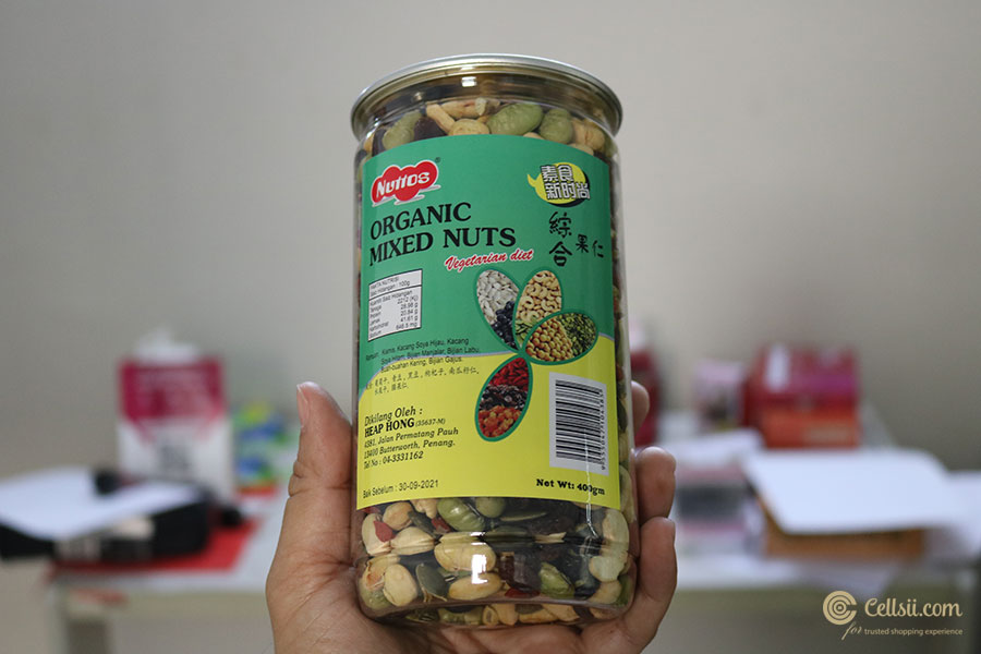 Nuttos Organic Mixed Nuts 400gm Nuts & Seeds